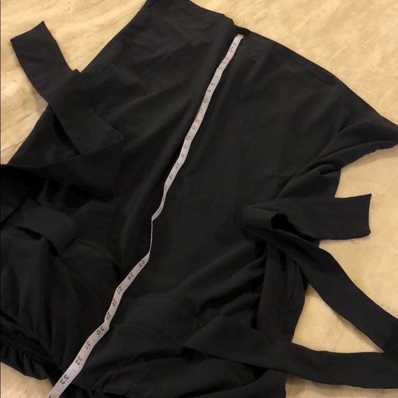 16 Athleta -BLACK- strapless, stretchy, belted NWOT - Picture 11 of 14
